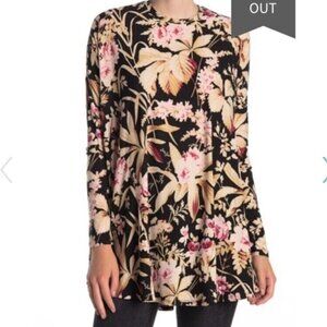 Show Me Your Mumu Top L Will Tunic in Botanical Floral